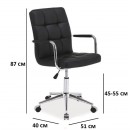 Кресло компьютерное SIGNAL Q-022 черный